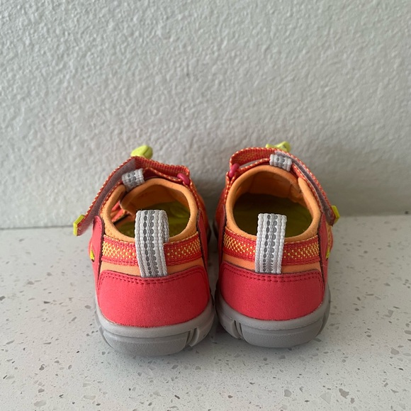 Keen Orange & Red Seacamp lI CNX Hybrid Water Sandals Unisex Toddlers Size 11 - Picture 9 of 15